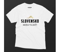 Tričko SLOVENSKO - MOJA VLASŤ (Biele)